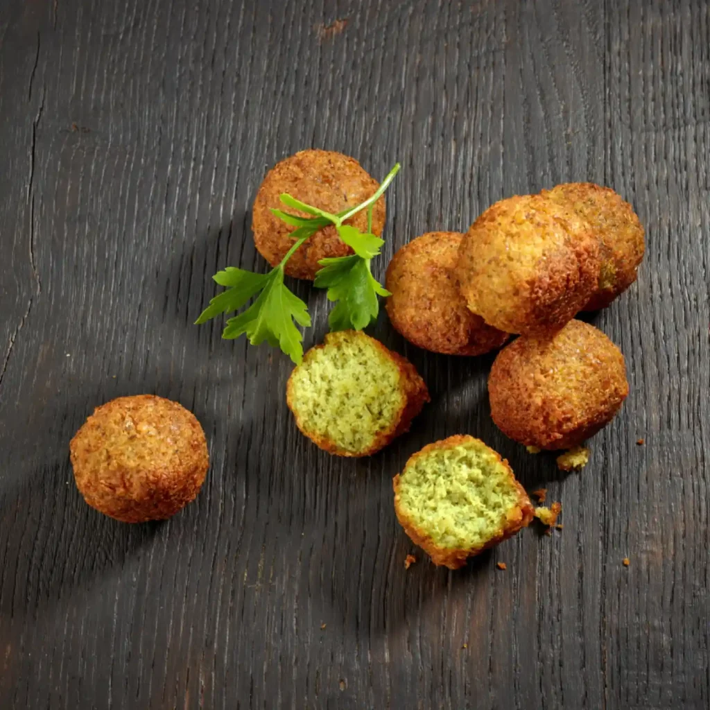 tapa de falafel frito