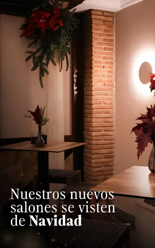 Salon comedor navideño los manueles
